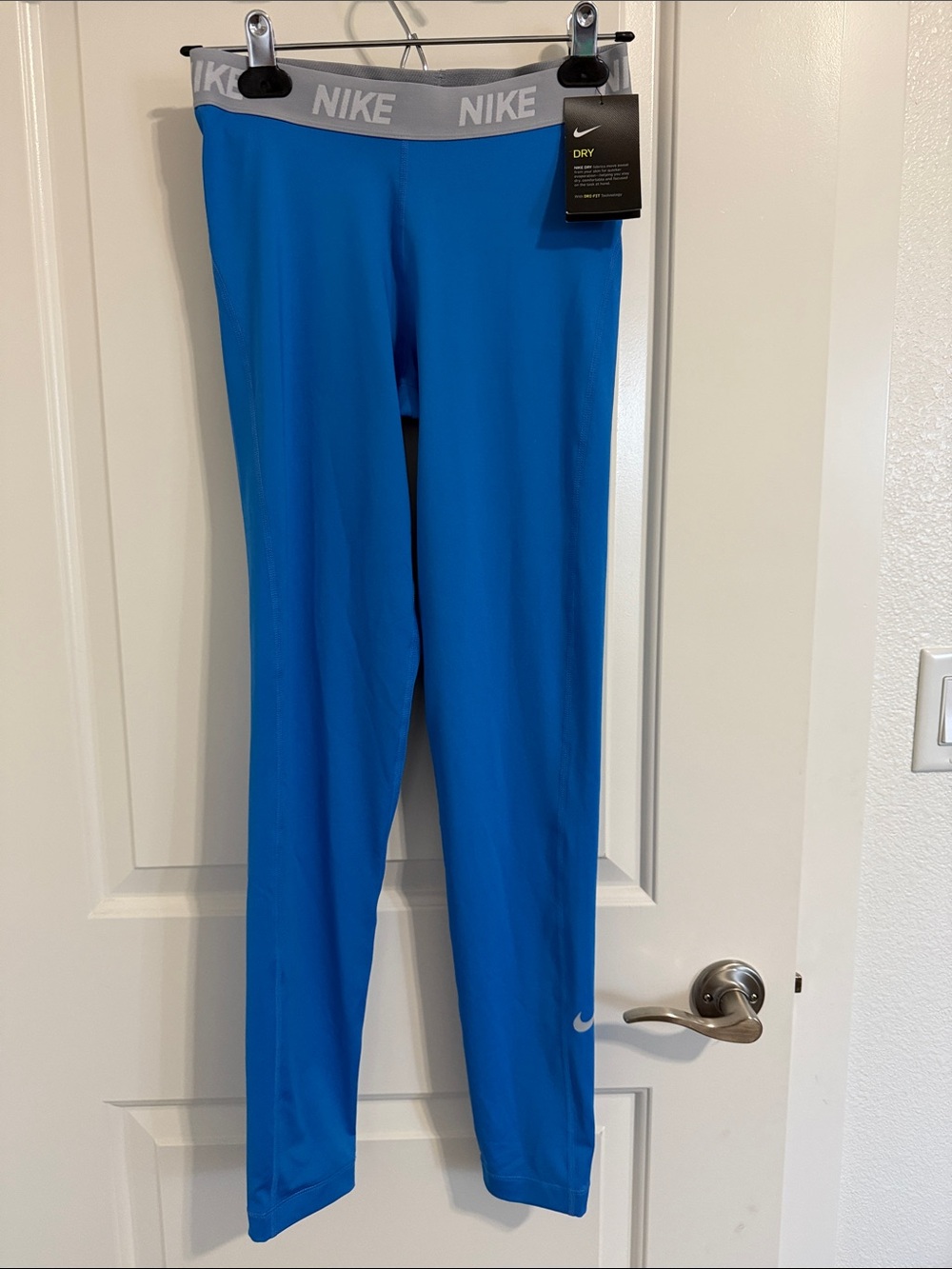 Nike Bright Blue Dri-FIT Girls' Performance Leggings